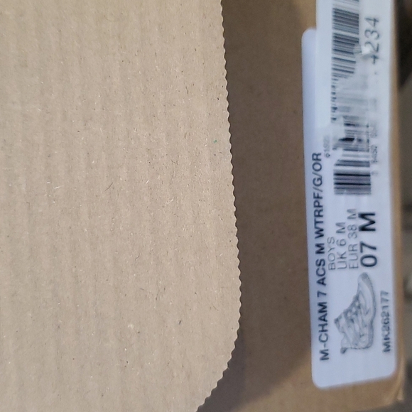 Merrell Chamillion 7 Access Mid Waterproof Grey/Orange Size 7 - Picture 2 of 3